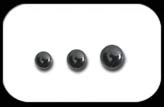 Black Steel Ball 1.6mm 2 pack