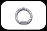 Bar Closure Ring 1.2mm or 1.6mm 16ga or 14ga