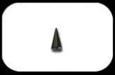 Black Steel Long Micro Cone 1.2mm