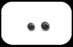 Black Steel Micro Ball 1.2mm 2 pack