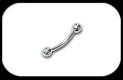 Micro Curved Barbell 1.2mm 3mm balls