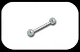 Micro Barbell 1.2mm with 3mm Balls